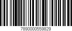Código de barras (EAN, GTIN, SKU, ISBN): '7890000559829'