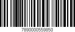 Código de barras (EAN, GTIN, SKU, ISBN): '7890000559850'