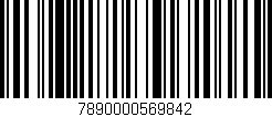 Código de barras (EAN, GTIN, SKU, ISBN): '7890000569842'