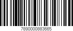 Código de barras (EAN, GTIN, SKU, ISBN): '7890000883665'