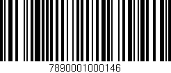 Código de barras (EAN, GTIN, SKU, ISBN): '7890001000146'