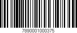 Código de barras (EAN, GTIN, SKU, ISBN): '7890001000375'