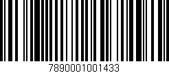 Código de barras (EAN, GTIN, SKU, ISBN): '7890001001433'