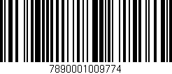 Código de barras (EAN, GTIN, SKU, ISBN): '7890001009774'