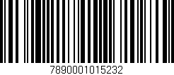 Código de barras (EAN, GTIN, SKU, ISBN): '7890001015232'