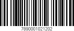 Código de barras (EAN, GTIN, SKU, ISBN): '7890001021202'