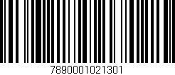Código de barras (EAN, GTIN, SKU, ISBN): '7890001021301'