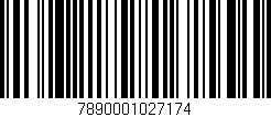 Código de barras (EAN, GTIN, SKU, ISBN): '7890001027174'