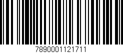 Código de barras (EAN, GTIN, SKU, ISBN): '7890001121711'
