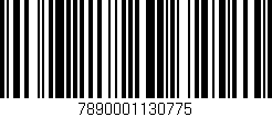 Código de barras (EAN, GTIN, SKU, ISBN): '7890001130775'