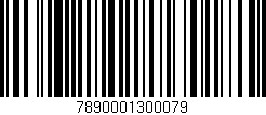 Código de barras (EAN, GTIN, SKU, ISBN): '7890001300079'