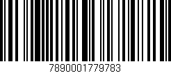 Código de barras (EAN, GTIN, SKU, ISBN): '7890001779783'