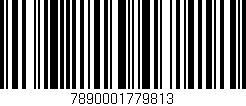 Código de barras (EAN, GTIN, SKU, ISBN): '7890001779813'