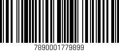 Código de barras (EAN, GTIN, SKU, ISBN): '7890001779899'