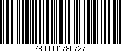 Código de barras (EAN, GTIN, SKU, ISBN): '7890001780727'