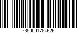 Código de barras (EAN, GTIN, SKU, ISBN): '7890001784626'