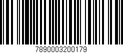 Código de barras (EAN, GTIN, SKU, ISBN): '7890003200179'