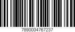 Código de barras (EAN, GTIN, SKU, ISBN): '7890004767237'