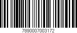 Código de barras (EAN, GTIN, SKU, ISBN): '7890007003172'