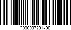 Código de barras (EAN, GTIN, SKU, ISBN): '7890007231490'