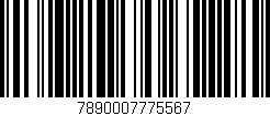 Código de barras (EAN, GTIN, SKU, ISBN): '7890007775567'