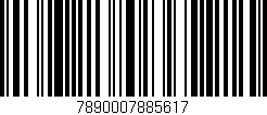 Código de barras (EAN, GTIN, SKU, ISBN): '7890007885617'
