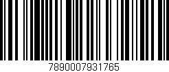 Código de barras (EAN, GTIN, SKU, ISBN): '7890007931765'