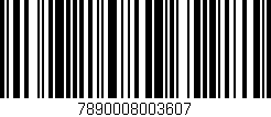 Código de barras (EAN, GTIN, SKU, ISBN): '7890008003607'