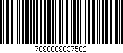Código de barras (EAN, GTIN, SKU, ISBN): '7890009037502'