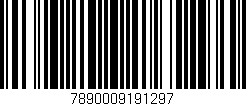 Código de barras (EAN, GTIN, SKU, ISBN): '7890009191297'