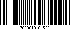 Código de barras (EAN, GTIN, SKU, ISBN): '7890010101537'
