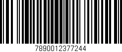 Código de barras (EAN, GTIN, SKU, ISBN): '7890012377244'