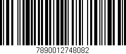 Código de barras (EAN, GTIN, SKU, ISBN): '7890012748082'