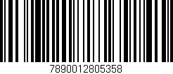 Código de barras (EAN, GTIN, SKU, ISBN): '7890012805358'