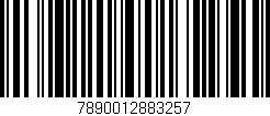 Código de barras (EAN, GTIN, SKU, ISBN): '7890012883257'