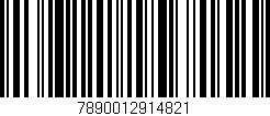 Código de barras (EAN, GTIN, SKU, ISBN): '7890012914821'