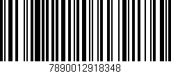 Código de barras (EAN, GTIN, SKU, ISBN): '7890012918348'