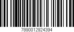 Código de barras (EAN, GTIN, SKU, ISBN): '7890012924394'