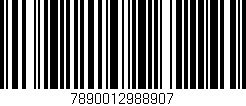 Código de barras (EAN, GTIN, SKU, ISBN): '7890012988907'