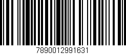 Código de barras (EAN, GTIN, SKU, ISBN): '7890012991631'