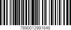 Código de barras (EAN, GTIN, SKU, ISBN): '7890012991648'