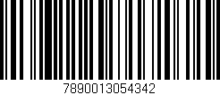 Código de barras (EAN, GTIN, SKU, ISBN): '7890013054342'