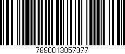 Código de barras (EAN, GTIN, SKU, ISBN): '7890013057077'
