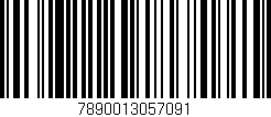 Código de barras (EAN, GTIN, SKU, ISBN): '7890013057091'
