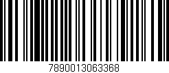 Código de barras (EAN, GTIN, SKU, ISBN): '7890013063368'