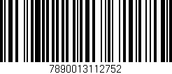Código de barras (EAN, GTIN, SKU, ISBN): '7890013112752'
