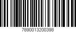 Código de barras (EAN, GTIN, SKU, ISBN): '7890013200398'
