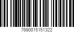 Código de barras (EAN, GTIN, SKU, ISBN): '7890015151322'