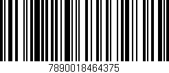 Código de barras (EAN, GTIN, SKU, ISBN): '7890018464375'