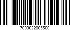 Código de barras (EAN, GTIN, SKU, ISBN): '7890022005588'